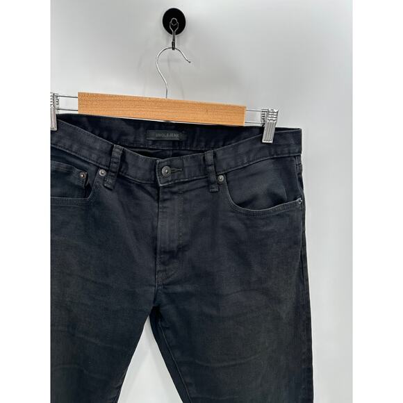 Uniqlo Jeans Black Cotton Blend Denim Jeans Men's Size 34x32 - Picture 5 of 9